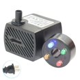 thumbnail image 1 of Submersible Water Pump with 4 LED Lights for Fountain Pool Garden Pond Pool With 4 LED Lights Fountain Pool Garden Pond Swimming Pool Submersible Water Pump Durable  US, 1 of 2