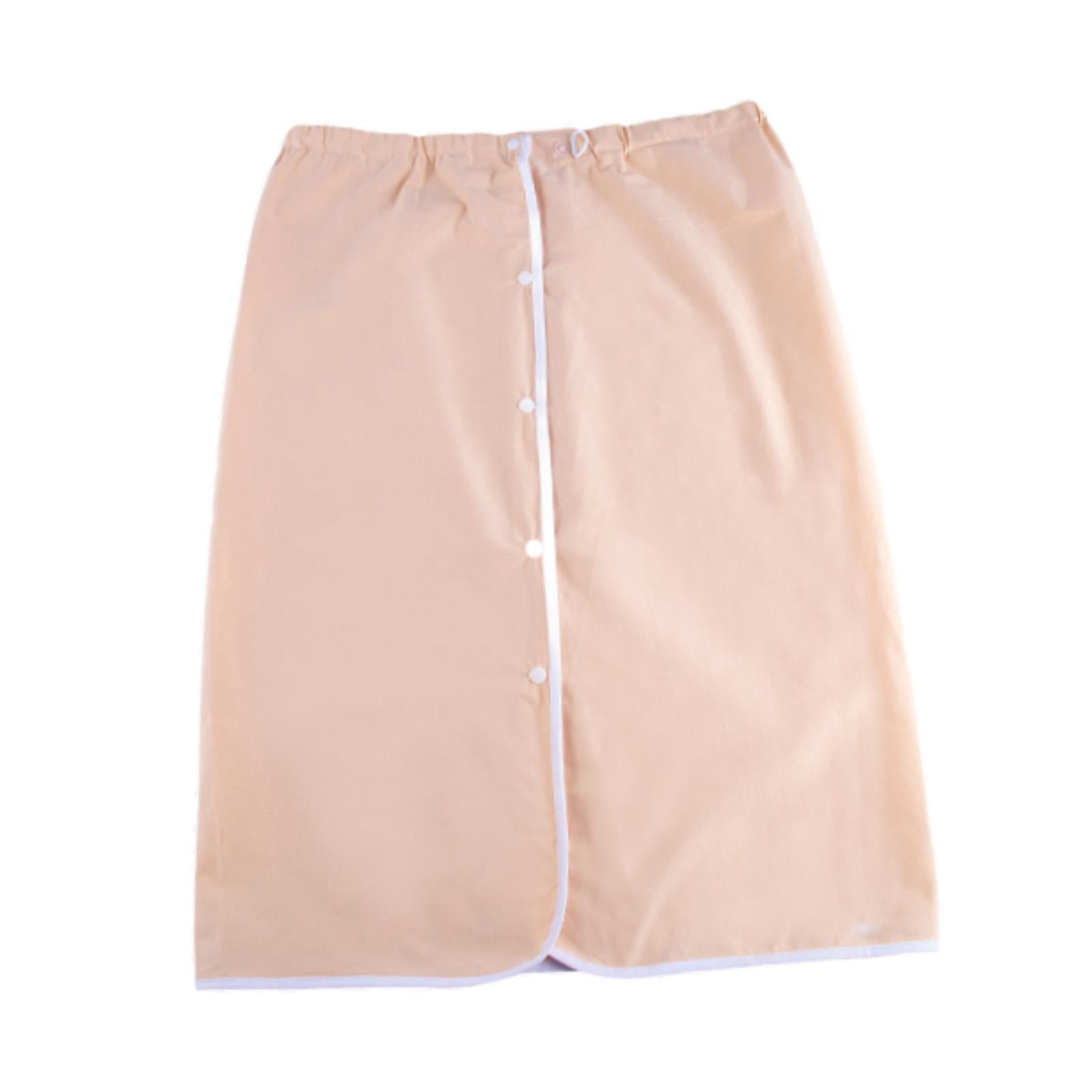 Esquirla Alèse d'Incontinence Portable Protection de Lit Soins aux Aînés Jupe-Couche pour Adultes TG Orange