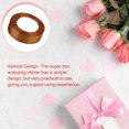 thumbnail image 1 of Gift Wrap Ribbon Wedding Clothes Making Supply Multi-color DIY Craft Accessories Festival Fabric Polyester Ribbons Box Ornaments Light Brown, 1 of 7