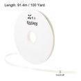 thumbnail image 2 of Unique Bargains 0.28' x 100 Yards Double Face Decorate Crafts Roll Satin Ribbon Beige, 2 of 5