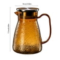 thumbnail image 3 of Acrylic Striped Kettle Plastic Cold Water Kettle Transparent Cool Kettle Juices Kettle Herbal Tea Kettle, 3 of 6