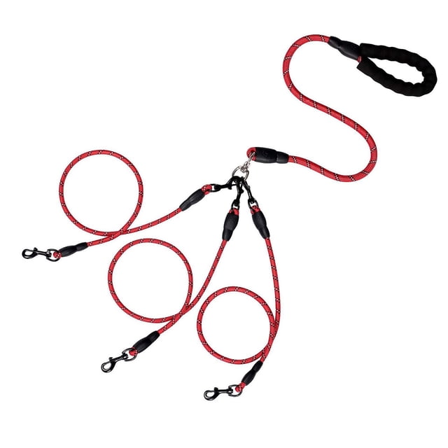 Hearth & Gear Reflective Bungee Dog Leash With Padded Handles For Running Walking Outdoor Activities Adjustable Pet For Cats Dogs
