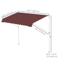 thumbnail image 3 of Outsunny Auvent Rétractable Manuel 10 X 5 Pi, Abri de Terrasse Pare-Soleil, 3 of 10