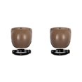 thumbnail image 4 of Decodeary Visors Materials For Clear Easy To Carry Vintage Light brown black 2Set, 4 of 6