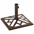 thumbnail image 3 of vidaXL Umbrella Base Bronze 44x44x31 cm Cast Iron, 3 of 5