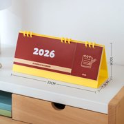 Amzcrzy English Calendar Desk Organizer Calendar Notes Mini Calendar Desktop Decoration English Calendar School Supplies Teacher Supplies Back To School Supplies Office Desk Accessories
