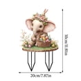 thumbnail image 3 of Boovnll Tool Kit, Easter Colored Eggs and Bunnies Inserted The Ground, Tool Set, Home Essentials, Household Essentials, 3 of 7