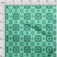 thumbnail image 3 of oneOone Velvet Aquamarine Green Fabric Geometric Craft Projects Decor Fabric Printed By The Yard 58 Inch Wide, 3 of 4