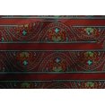 thumbnail image 4 of oneOone Cotton Silk Fabric Floral Block Printed Fabric 1 Yard 42 Inch Wide, 4 of 4