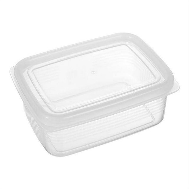 Boîte de Rangement de Réfrigérateur Récipient Alimentaire Couvercle Scellé Grande Capacité Four Coffre-Fort Frais-Garder Boîte de Rangement Transparente de Qualité Alimentaire Boîte à Céréales Secondaires Boîte à Bento Micro-Ondes