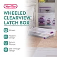 thumbnail image 2 of Sterilite 60 Quart ClearView Latch Storage Box Stackable Bin with Lid, 12 Pack, 2 of 9