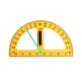 thumbnail image 4 of jifeng Math Geometry Equipment Drawing Math Geometry Tool for Engineering Classroom Protractor, 4 of 9