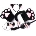 thumbnail image 1 of Ensemble de Cosplay pour Chat, Accessoires de Costume Décoratifs Mignons, Costumes pour Chat pour l'Halloween, 1 of 10