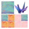 thumbnail image 1 of 12 Sheets Glitter Origami Paper Square Sheets Vivid Colors for Arts and Crafts Projects, 1 of 6