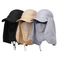thumbnail image 4 of Outdoor Sport Hiking Visor Hat UV Protection Face Neck Cover Fishing Sun Protection Cap, 4 of 8