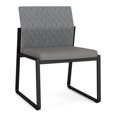 thumbnail image 1 of Fauteuil d'Appoint Sans Accoudoirs pour Réception Gansett / Acier Noir / Gris / Gris, 1 of 5