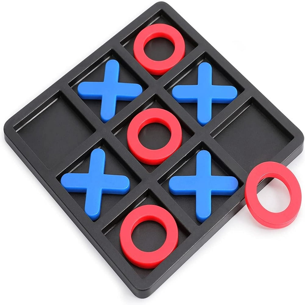 EASTIN Tic Tac Toe Game Board Classic Board Game for Giant Connect 4 game Indoor Family Toys Set for Children/ Adults Coffee Table Home Decor 5.9” X 5.9”