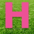 thumbnail image 1 of Advanced Graphics 3364 20 x 15 in. Letter H Yard Sign, Pink, 1 of 1