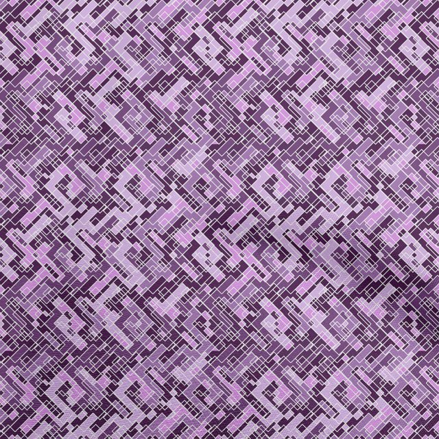 oneOone Cotton Poplin Purple Fabric Abstract Craft Projects Decor Fabric Printed By The Yard 42 Inch Wide
