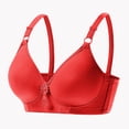 thumbnail image 2 of AherBiu Wireless Bras for Women Plus Size Comfort Soft Full Coverage High Support Push up Bralette Solid Color Bras, 2 of 9