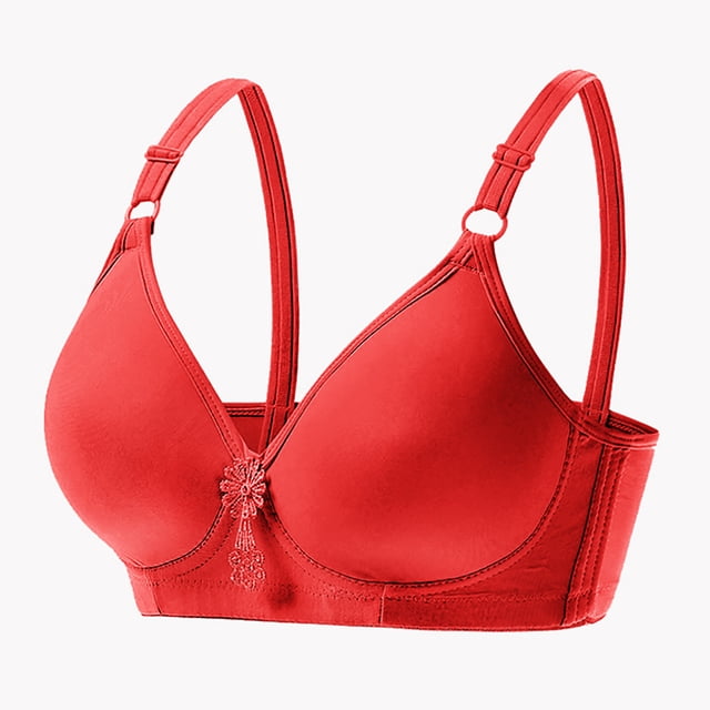 Soutien-gorge Brodé Brillant Confortable Respirant Sans Armatures