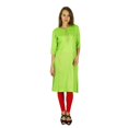 thumbnail image 2 of Phagun Kurta Bollywood Indienne de Designer pour Femmes Tunique Ethnique Kurti Robe en Rayonne, 2 of 5