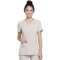 thumbnail image 1 of Cherokee Iflex Haut de Blouse Médicale pour Femmes Col en V Tricoté CK605, 1 of 7