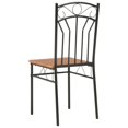 thumbnail image 3 of vidaXL Chaises de Salle à Manger 2 Pcs Marron MDF, 3 of 5
