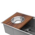 thumbnail image 2 of Ruvati Wood Platform With Mixing Bowl And Colander (Complete Set) For Workstation Sinks - Rva1288, 2 of 5