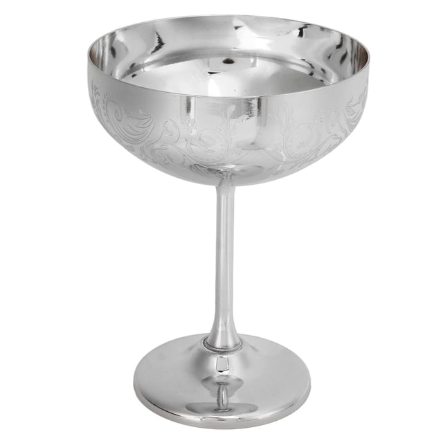 Calice à Champagne en Métal Calice en Métal Calice à Champagne Calice à Vin Rouge Calice à Vin en Métal Verre à Champagne en Métal Calice en Acier Inoxydable 304 Gravé Bar Fête Coupe à Vin Rouge Décorative