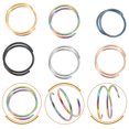 thumbnail image 3 of MasteelfCA 6pcs Stainless Steel Nose Rings Hoops Spiral Nose Rings for Women Nose Jewelry, 3 of 7