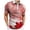 Watermelon Red, variant on YUEVE Men's Canada Flag Golf Shirts Maple Leaf Short Sleeve Funny Graphic Polo Shirt Sumemr Novelty Button Top Tees