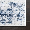 thumbnail image 4 of SAFAVIEH Amelia Collection ALA700B Modern Abstract Non-Shedding Living Room Bedroom Dining Home Office Area Rug, 8' x 10', Ivory / Navy, 4 of 5