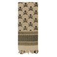 thumbnail image 2 of Rothco Skulls Shemagh Tactical Desert Scarf - Tan, 2 of 2