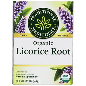 Traditional Medicinals - Thé à base de racines de réglisse biologique - 16 Sacs à thé