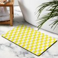 thumbnail image 5 of Stylish Long Bathroom Mat, Checkered Design (20x32 in): Non-Slip, Ultra Absorbent, Large Bath Rug, Soft Microfiber, Easy to Clean, Ideal for Bathroom, Bathtub, Hallway, 5 of 5