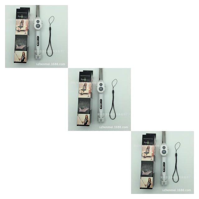 Decodeary Mobile Phone Selfie Tripod Extendable Monopod For 8X Remote Shutter white 3Set