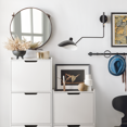 thumbnail image 4 of SoBuy FSR151-H-W 3 Flip-Drawers Shoe Cabinet Shoe Rack Shoe Storage Cupboard Organizer Unit, 4 of 8
