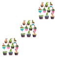 thumbnail image 4 of maskred 10pcs Fork Fruit Cake Sandwich Set Strawberry Pear Blueberry Forks Animal Cartoon Santa Claus Sticker Reusable 3Set, 4 of 6
