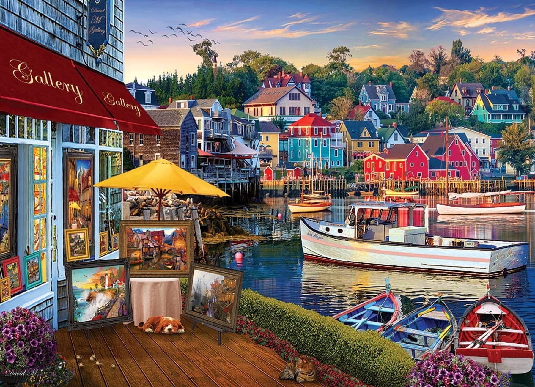 Cobble Hill Jigsaw Puzzle - Harbor Gallery, 1000 Piece Puzzle