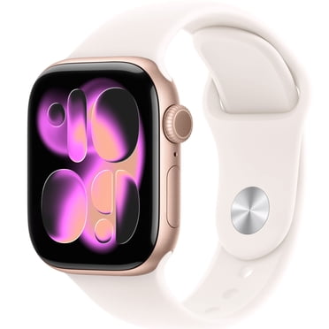 Apple Watch Series 11 GPS 42mm Rose Gold Aluminium Case with Light Blush Sport Band - M/L