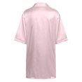 thumbnail image 5 of LOVZFMLL Robes pour Femmes Mini Robe Chemise en Satin Fendue Boutonnée Super Douce Confortable Pyjama Vêtements de Détente, 5 of 5