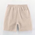 thumbnail image 3 of RXIRUCGD 2025 Summer Clothes for Kids 2PC Children's Summer Solid Casual Sports Shorts With Drawstring For Kids, 3 of 6
