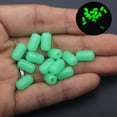 thumbnail image 3 of 100 Pcs Luminous Beads Soft Plastic Fishing Beads Round Float Balls Light Glowing, 3 of 3