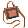 thumbnail image 1 of Sac à Main pour Femmes Grande Capacité Couleur Contrastée Fermeture à Boucle Poignée Portable Sangle Détachable Usage Quotidien Multi-Usage Sac à Main en Faux Cuir Accessoires de Mode, 1 of 11
