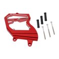 thumbnail image 1 of Housse de Pignon de Moto, Protecteur de Chaîne Haute Résistance CNC Alliage d'Aluminium pour Remodelage de Moto Rouge, 1 of 8