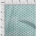 thumbnail image 2 of oneOone Rayon Sea Green Fabric Asian Dabu Craft Projects Decor Fabric Printed By The Yard 56 Inch Wide, 2 of 4