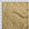thumbnail image 4 of oneOone Polyester Spandex Jaune Tissu Jacobée Floral Tissu Imprimé Matériel par la Cour 56 Pouces de Large, 4 of 4