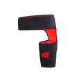 thumbnail image 3 of Hip Brace, Thigh Compression Sleeve, Support Brace, Compression Support Wrap for Hamstring Injury Sprains, Sacroiliac Joint Support Stabilizer Black and Red, 3 of 8