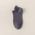 thumbnail image 4 of ylioge 6 Pack Mens Ankle Socks Lightweight Solid Breathable Multipack Non-Slip Low Cut Sock, 4 of 8